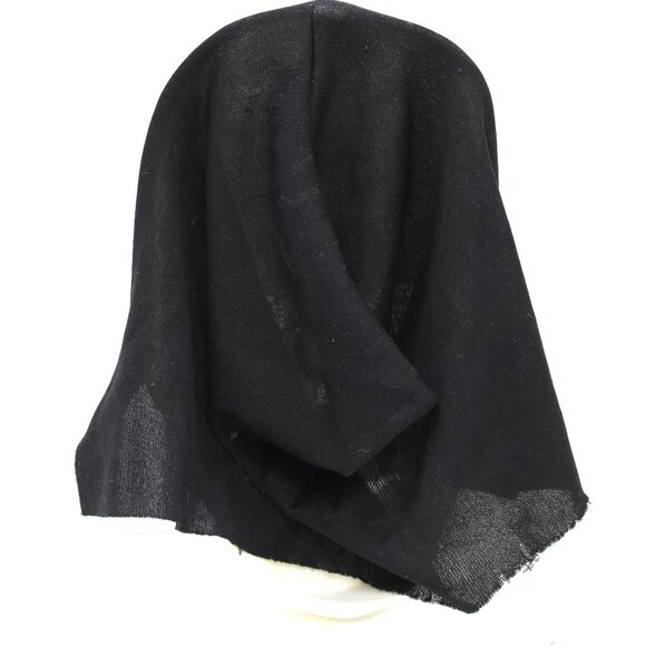 Vintage Crypt Skull Skeleton Creepy Scary Breathable Mask with Black Nylon Hood - Picture 2 of 3